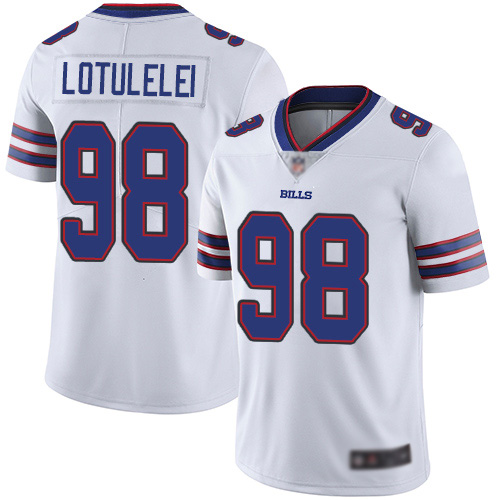 Men Buffalo Bills #98 Star Lotulelei White Vapor Untouchable Limited Player NFL Jersey->buffalo bills->NFL Jersey